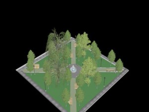 plaza 3D Модель