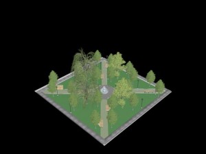 plaza 3D Модель