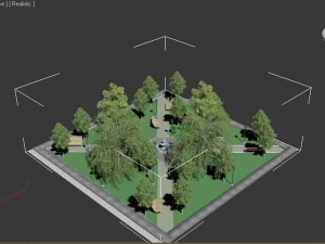 plaza 3D Model