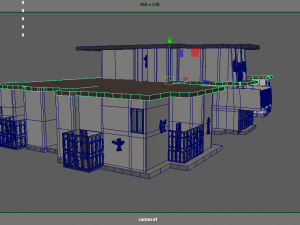 large hotel building 3D Model
