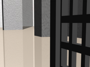 large hotel building 3D Model