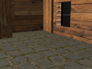 harvest log house 3D Model