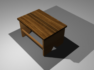 an african stool 3D Model