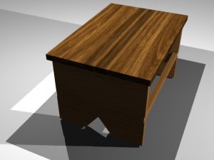 an african stool 3D Model