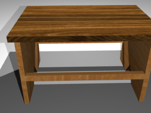 an african stool 3D Model