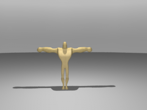 stick figure Model 3D