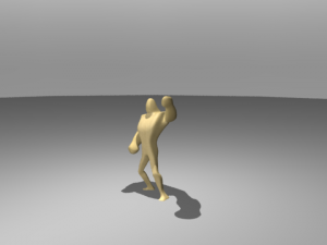 stick figure 3D Model