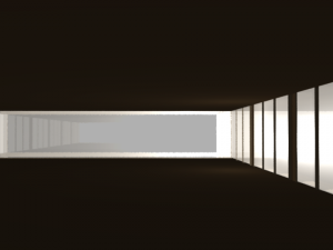 an empty mall building 3D Model