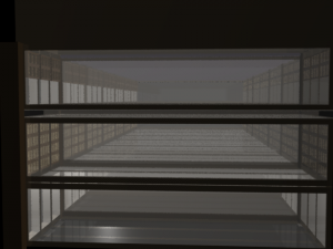 an empty mall building 3D Model