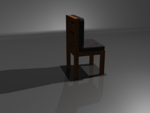 sofa chair 3D मॉडल