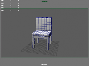 sofa chair 3D मॉडल