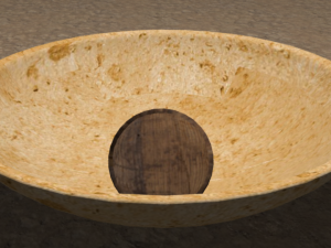 earthern ware bowl Modello 3D