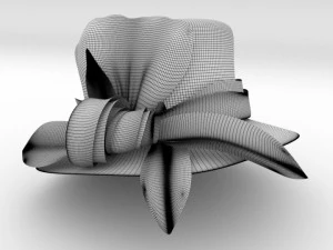 wedding fashion hat 3D Model
