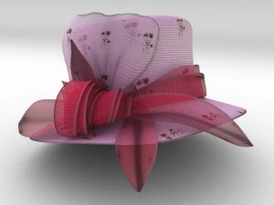 wedding fashion hat 3D Model