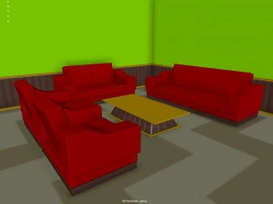 bank interior 3D Model