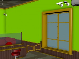 bank interior 3D Модель