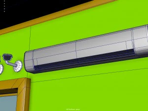 bank interior 3D Model