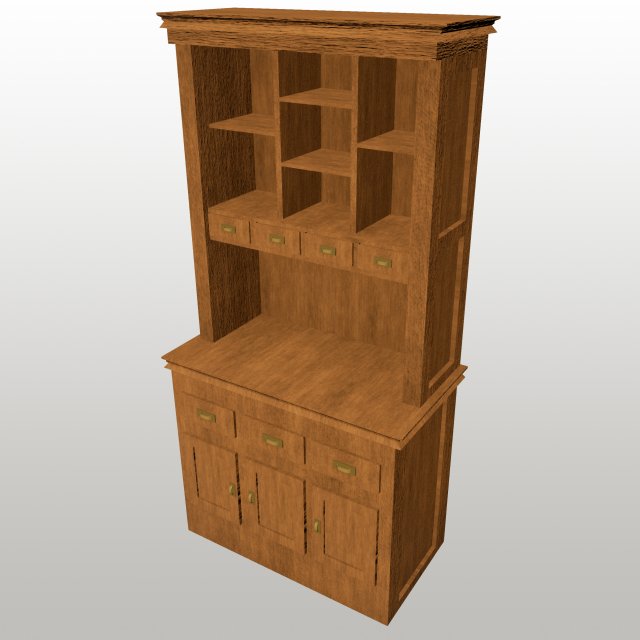 dresser Model 3D .c4d .max .obj .3ds .fbx .stl .blend 