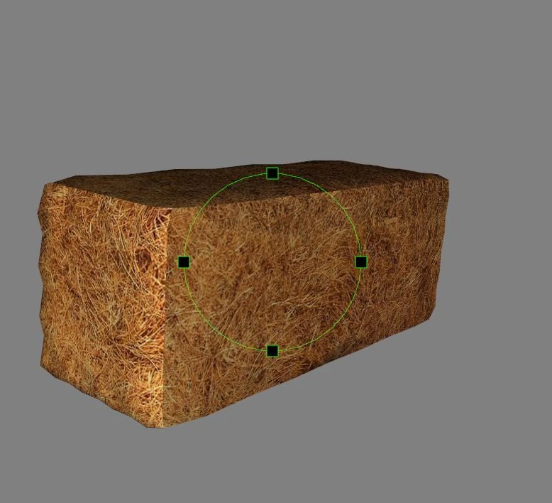 hay bale 3D Model .c4d .max .obj .3ds .fbx .stl .blend 
