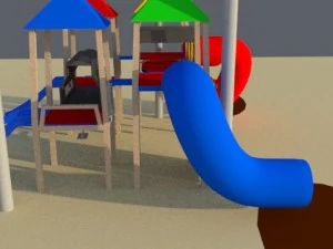 kids playground set 3D Model