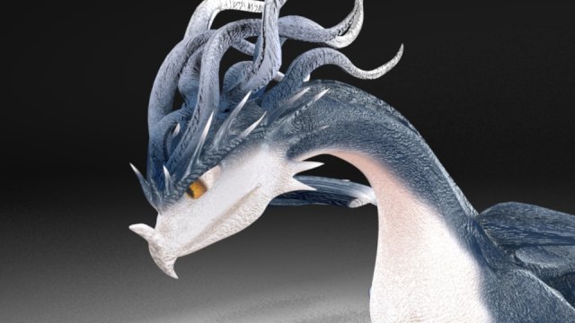 the dragon 3D 模型 .c4d .max .obj .3ds .fbx .stl .blend 