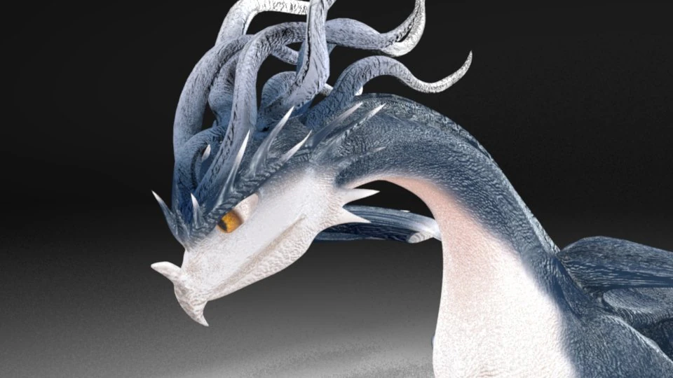 the dragon 3D Model .c4d .max .obj .3ds .fbx .stl .blend 