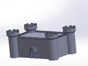 castle 3D प्रिंट मॉडल