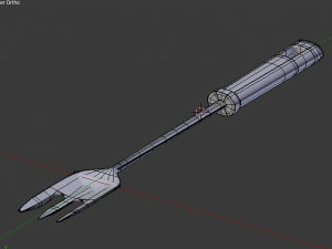 3d cooking fork 3D मॉडल
