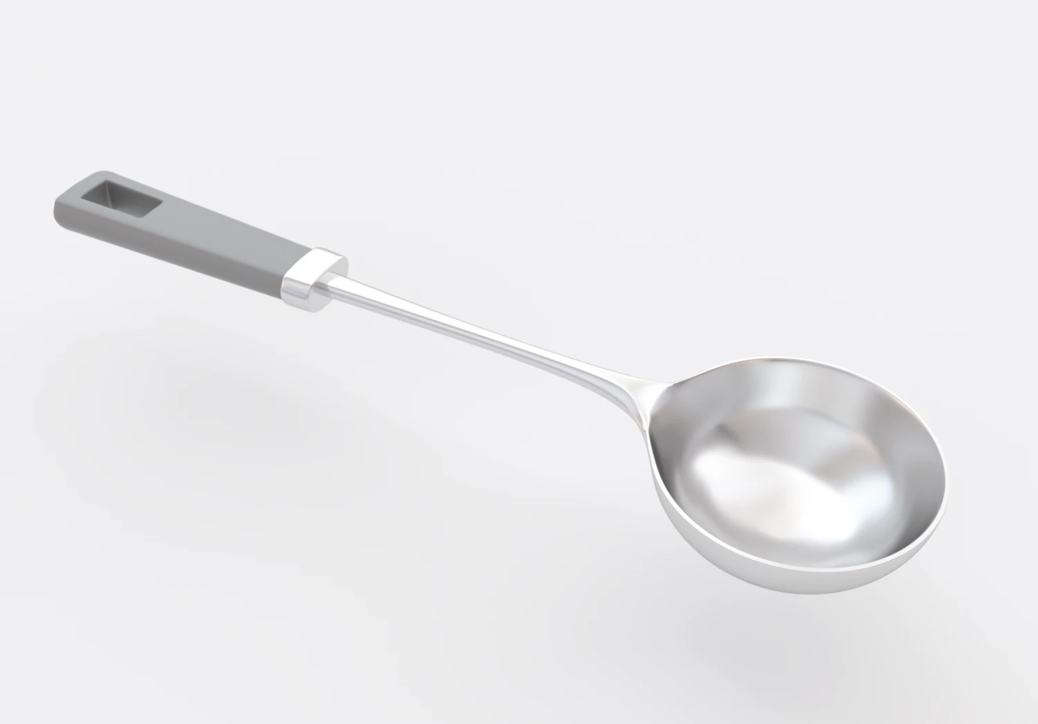 3d deep cooking spoon 3D Model .c4d .max .obj .3ds .fbx .stl .blend