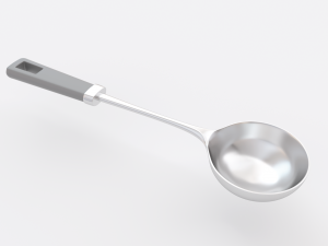 3d deep cooking spoon 3D 모델