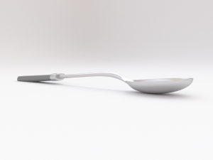 shallow 3d cooking spoon 3D Модель