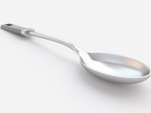 shallow 3d cooking spoon 3D Модель