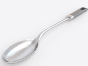 shallow 3d cooking spoon 3D Модель