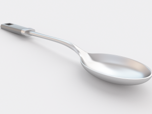shallow 3d cooking spoon 3D Модель