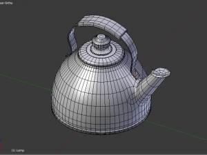 3d kettle 3D 모델