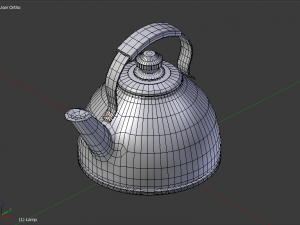 3d kettle 3D 모델