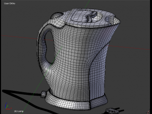 3d electric kettle 3D Model