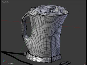 3d electric kettle 3D Model