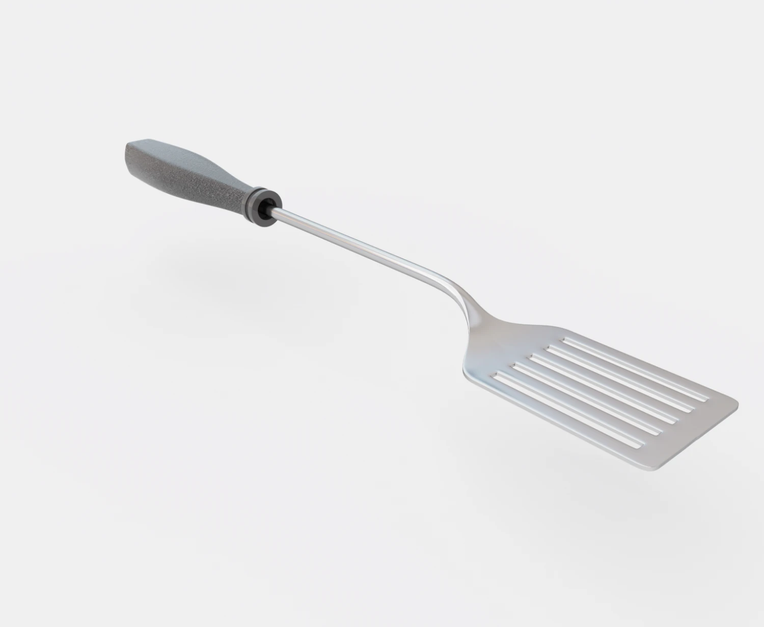 3d fry spoon 3D Model .c4d .max .obj .3ds .fbx .stl .blend 
