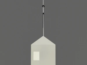 white pendant lamp 3D Model