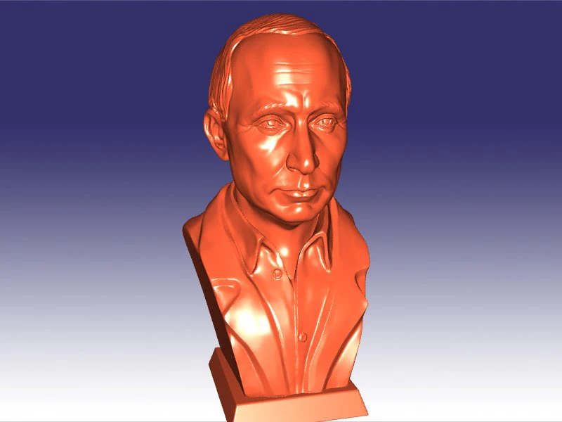 vladimir putin 3d stl obj 3D Print Model .c4d .max .obj .3ds .fbx .stl .blend 