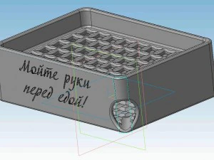 portasapone con scarico dell'acqua Modello di stampa 3D