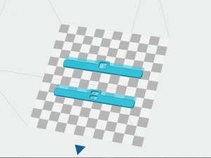 upper bracket - lamella holder for vertical blinds 3D Print Model
