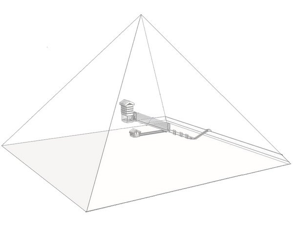 pyramid of cheops 1 to 2000 Model Cetak 3D .c4d .max .obj .3ds .fbx .stl .blend 