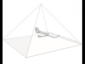 pyramid of cheops 1 to 2000 3D Print Model