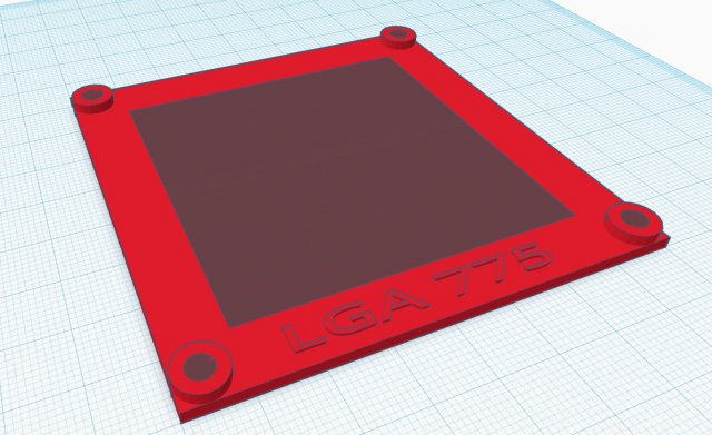 lga775 protection for socket 775 3D Druckmodell in Technik 3DExport