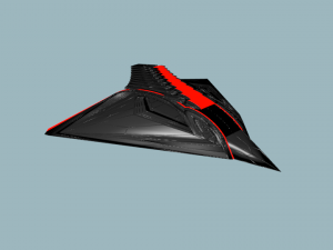 alien ship 3D-Modell