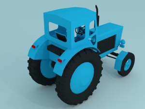 mtz-80 lowpoly 3D Model