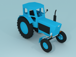 mtz-80 lowpoly 3D Model