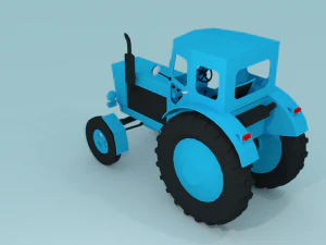 mtz-80 lowpoly 3D Model